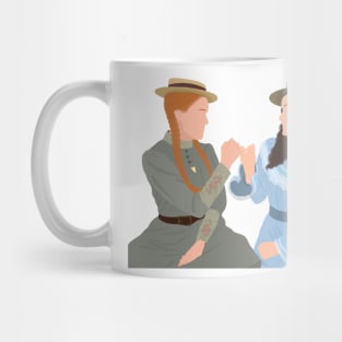 Anne and Diana Pinky Swear Oath Promise Fan Art Mug